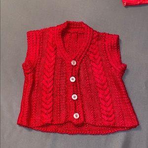 Knit sweater vest
